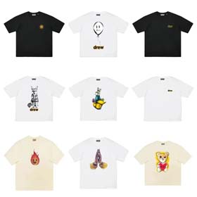 Gallery Retro Earth Fire Letter Printed Casual Loose Short Sleeves T-Shirt-1833